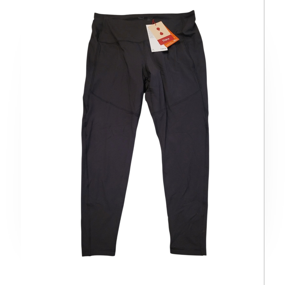 Thinx black high-waisted period leggings